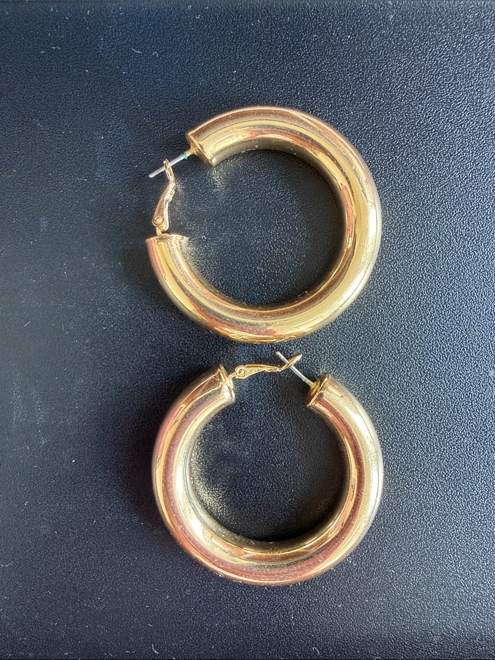 Mignonne Gavigan Polished Gold Chunky Hoop Earrings